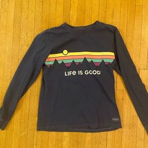 Cute Life Is Good Long sleeve t-shirt
